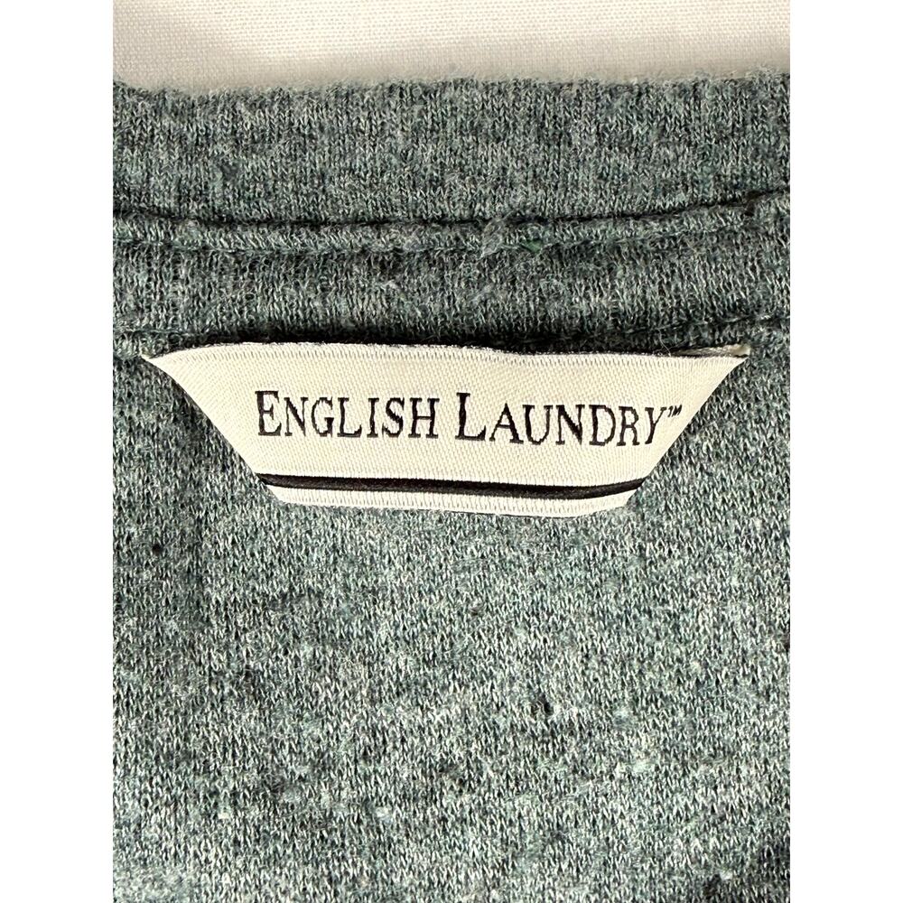 English Laundry Men's Crewneck Long Sleeve Pullover Sweater, light green XXL - Picture 2 of 9